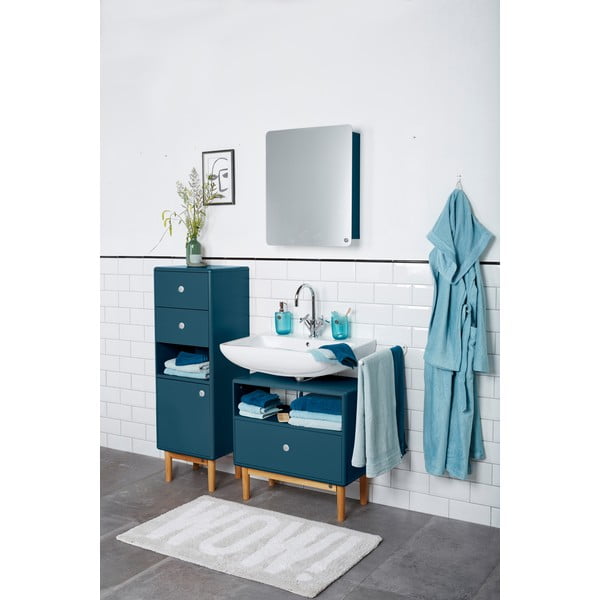 Тъмносин шкаф за баня , 40 x 100 cm Color Bath - Tom Tailor-image-1