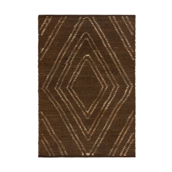 Кафяв килим от юта , 160 x 230 cm Trey - Flair Rugs