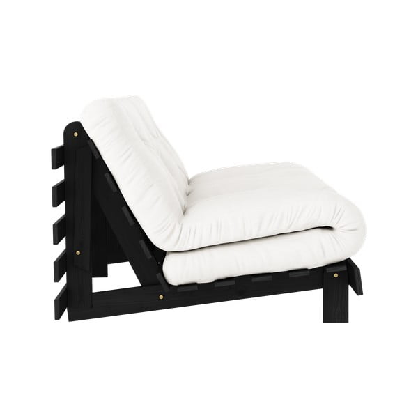 Кремав разтегателен диван 160 cm Roots Black Night – Karup Design-image-4