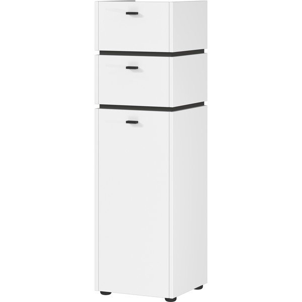 Бял висок шкаф за баня 34x117 cm Modesto - Germania-image-2