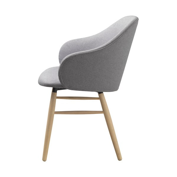 Сив трапезен стол Oak Teno - Unique Furniture-image-3