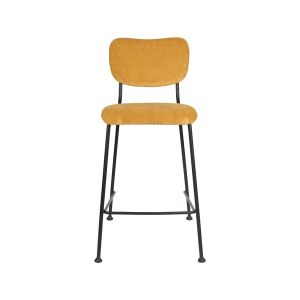 Бар столове в цвят охра в комплект от 2 броя 92 cm Benson - Zuiver