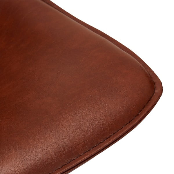 Светлокафяви бар столове в комплект 2 бр. от имитация на кожа (височина на седалката 70 cm) Isabel – Furnhouse-image-1