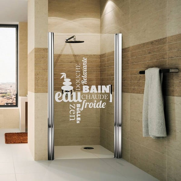 Водоустойчив стикер за душ Zen, 55 x 65 cm - Ambiance