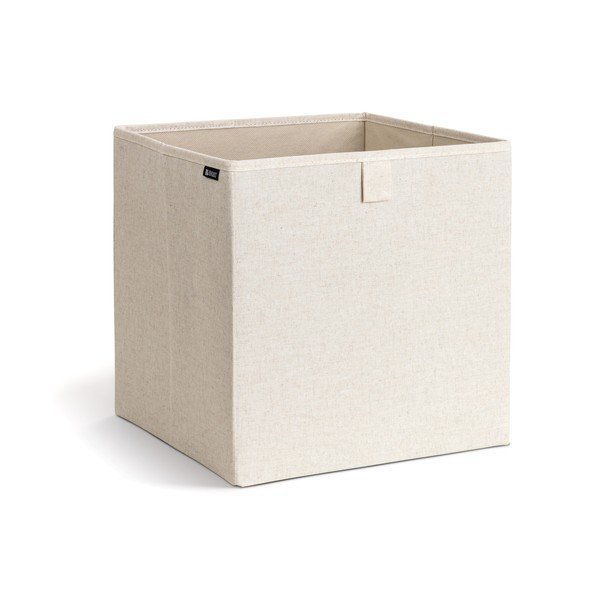 Бежова текстилна кутия за съхранение 32x31,5x31,5 cm Soft Storage Cube – Bigso-image-4