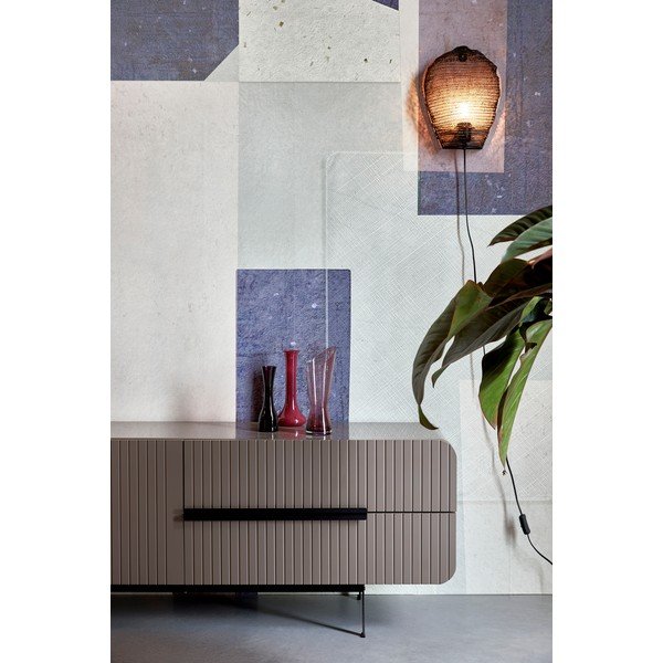 Черна стенна лампа Lena - White Label-image-3