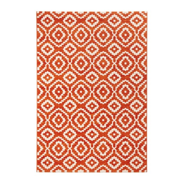 Oranžový koberec Mint Rugs Diamond Ornamental, 133 x 195 cm
