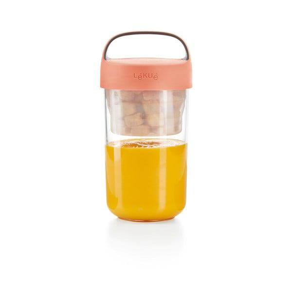 Буркан за супа с оранжев капак , 600 ml To Go - Lékué-image-4