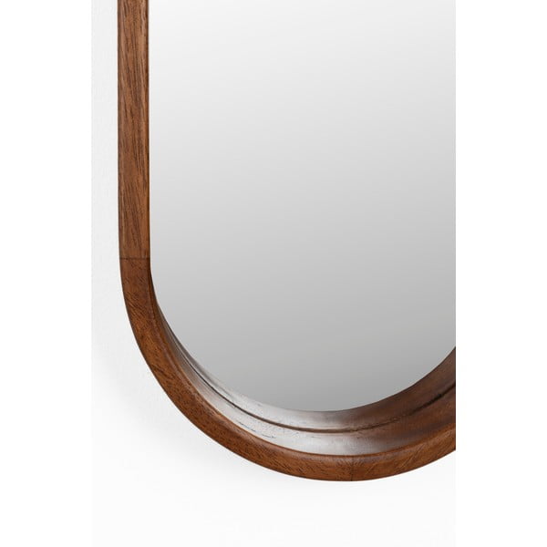 Стенно огледало от масивно дърво 24x120 cm Nyko – White Label-image-4