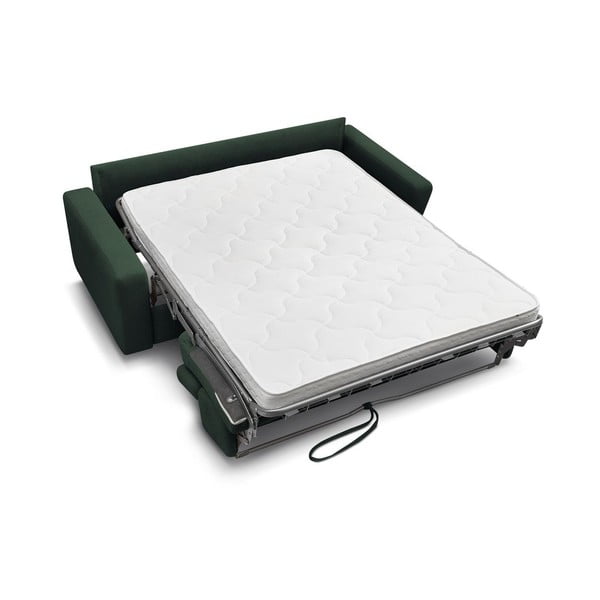 Тъмнозелен разтегателен диван 195 cm Monaco – Bobochic Paris-image-4