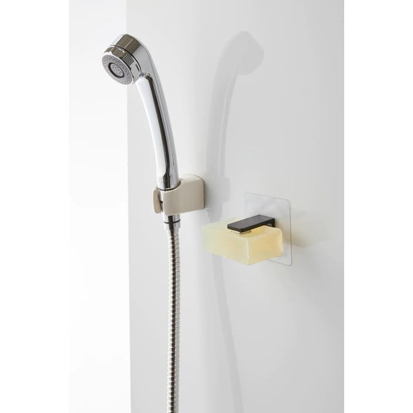 Черна самозалепваща пластмасова магнитна поставка за сапун Film Hook – YAMAZAKI-image-3