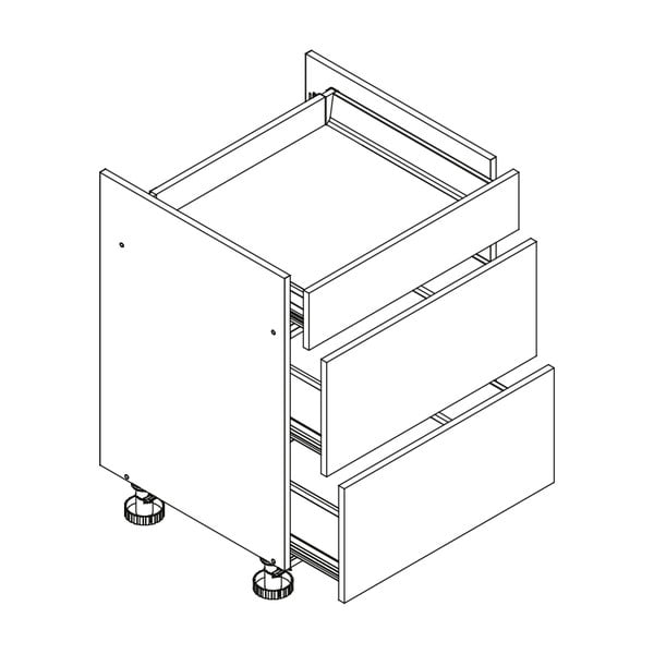 Долен кухненски шкаф (ширина 40 cm) Kai - STOLKAR-image-4
