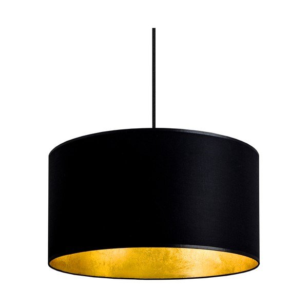 Черна висяща лампа със златист интериор , ⌀ 36 cm Mika - Sotto Luce-image-3