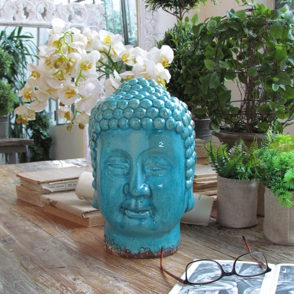 Budhha Turquoise, 19x15 cm