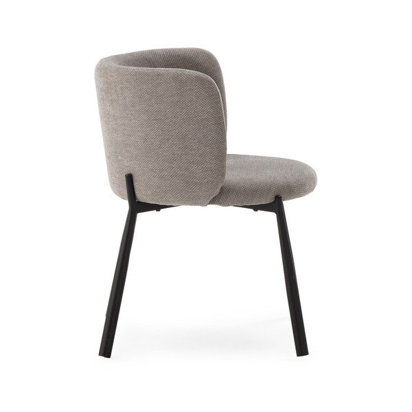 Сиви тапицирани трапезни столове в комплект 2 бр. Ginny – MOME-image-3