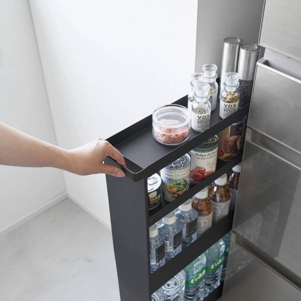 Матово черно стоманен рафт за баня 48x80,5 cm Tower – YAMAZAKI-image-1