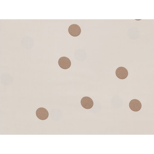 Кафяво единично  спално бельо от памучен сатен 140x200 cm Solaris – Södahl-image-1