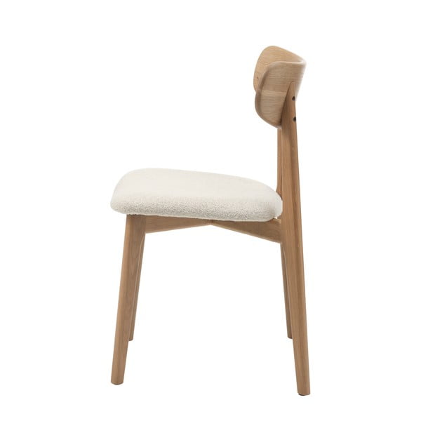 Трапезен стол в кремав и естествен цвят Elim – Unique Furniture-image-4