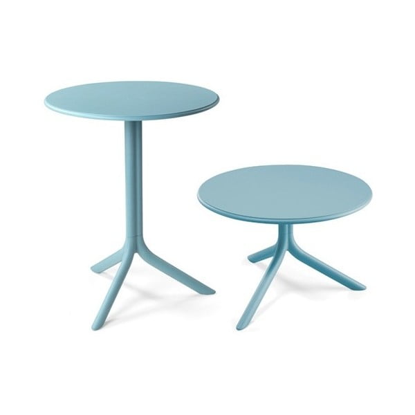 Světle modrý nastavitelný zahradní stolek Nardi Garden Spritz