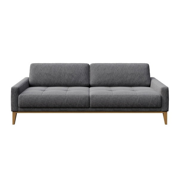 Светлосив диван с тапицерия, 210 cm Musso - MESONICA