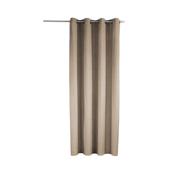 Кафява завеса 135x245 cm Len Uni – Sehlbach