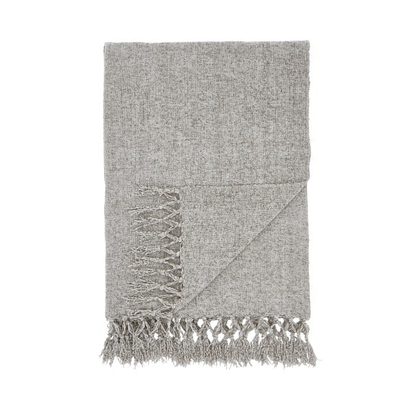 Сиво одеяло от шенил 130x170 cm Wilson – Catherine Lansfield