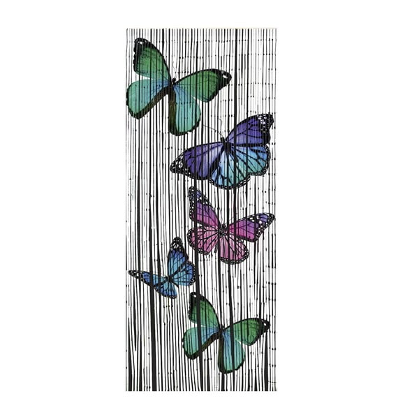 Бамбукова завеса за врата 200x90 cm Butterflies - Maximex