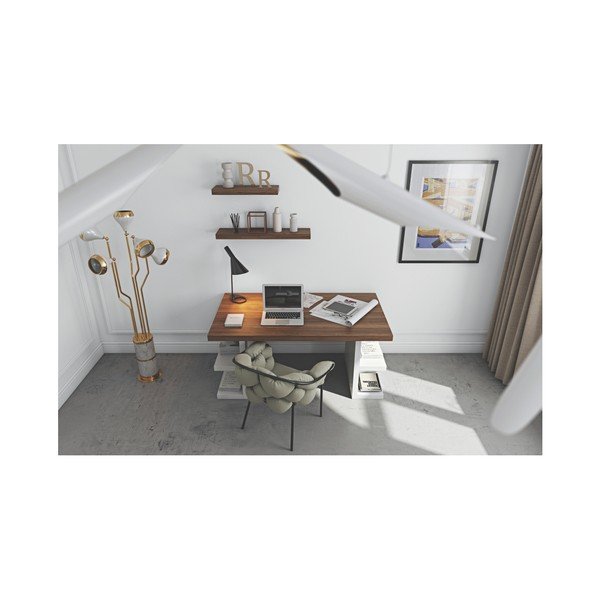 Кафява мултифункционална работна маса, дължина 160 cm - TemaHome-image-3