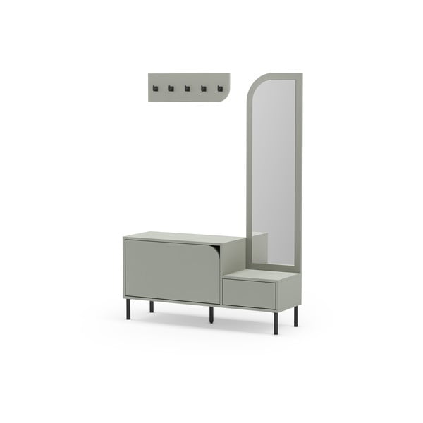 Зелено-сив комплект за коридор Bea – Marckeric-image-2