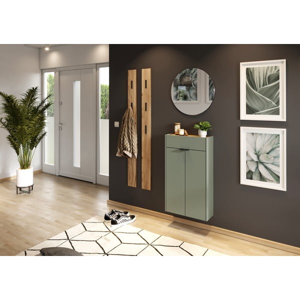 Светлозелено шкафче 56x97x22 cm Ameca – Germania-image-1