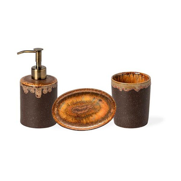 Кафява глинена сапунерка Poterie Bath – Casafina-image-1