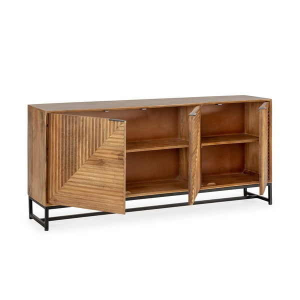 Скрин от масивно манго в естествен цвят 170x79x40 cm Nereida – MOME-image-4