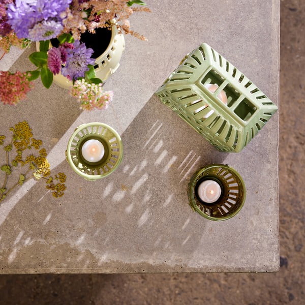 Керамичен свещник Orangery - Kähler Design-image-2