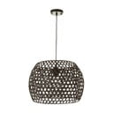 Черна бамбукова лампа за таван с бамбуков абажур ø 35 cm - Casa Selección