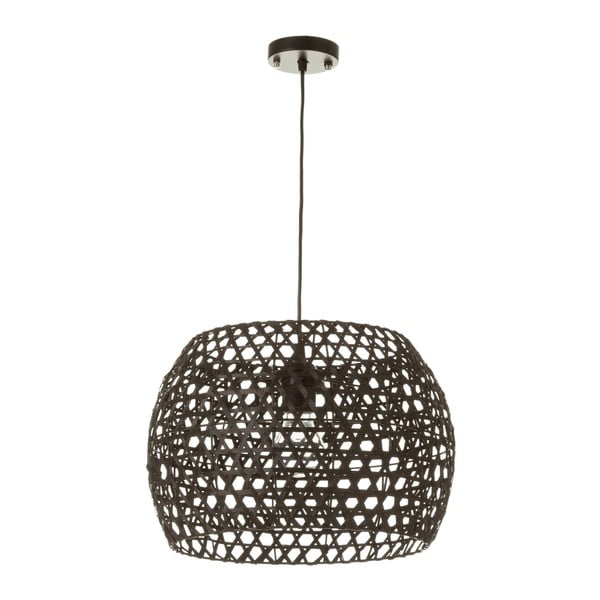 Черна бамбукова лампа за таван с бамбуков абажур ø 35 cm - Casa Selección