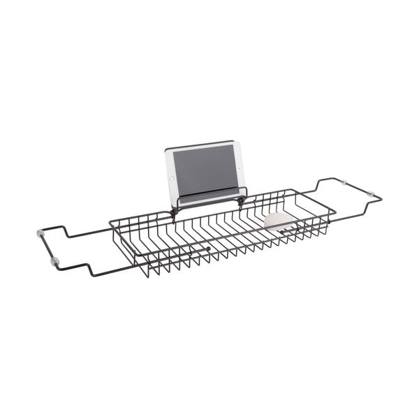 Черен метален регулируем държач за вана, 61 - 86 см - PT LIVING-image-2