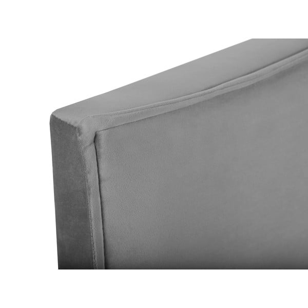Сива табла за легло 160x120 cm Natalia – Milo Casa-image-1