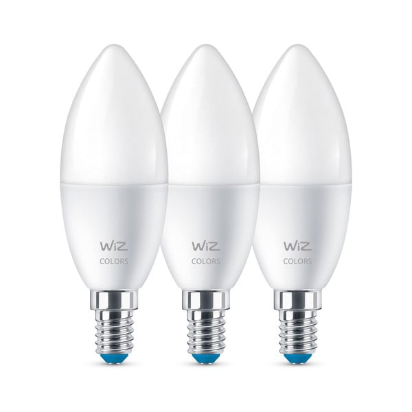LED комплект крушки 3 бр. E14, 5 W – WiZ