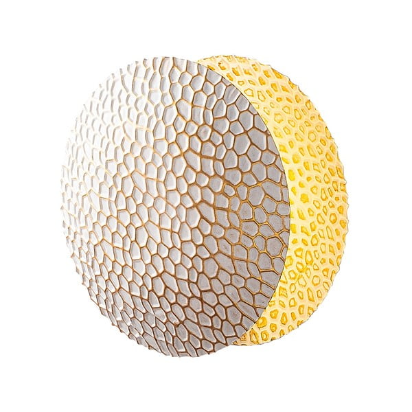 LED стенна лампа в бяло и златисто ø 21 cm Yosma – Opviq lights-image-4
