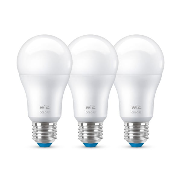 LED комплект крушки 3 бр. E27, 9 W – WiZ