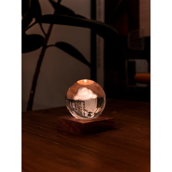 Тъмнокафява светлинна декорация с USB Amber – Gingko-image-3