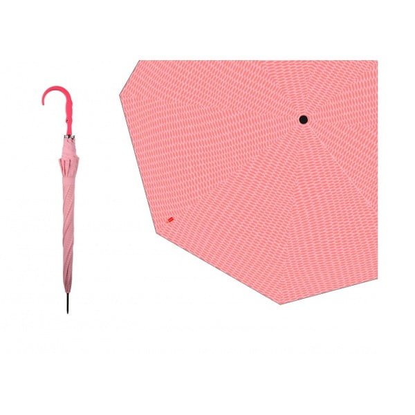 Deštník Silhouette Crocodile, růžový