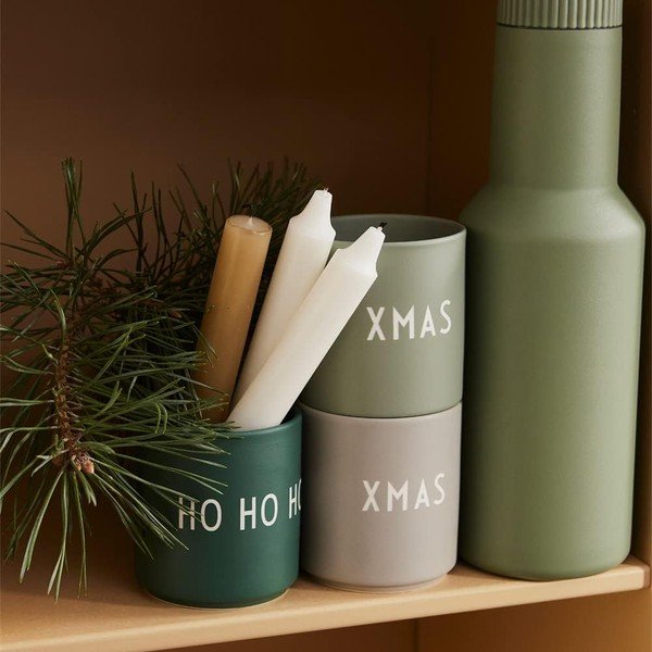 Зелена чаша от имитиращ порцелан , 0,25 л Favourite - Design Letters-image-1