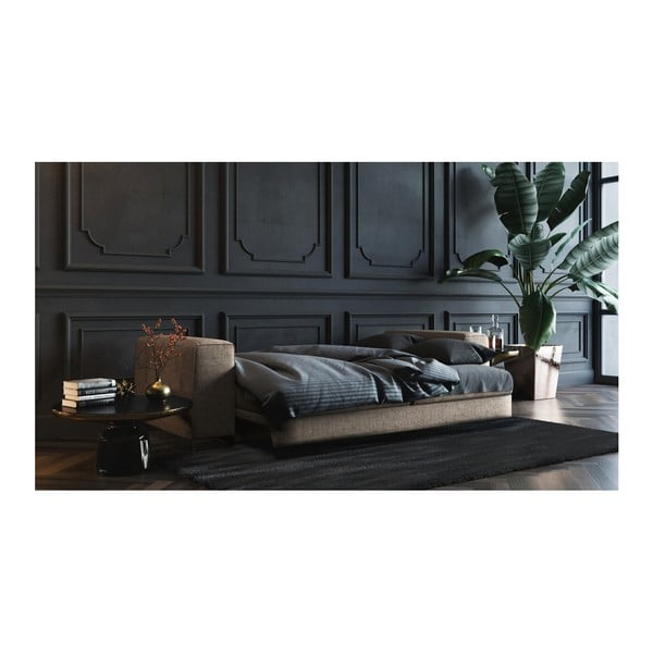 Тъмнобежов разтегателен диван Devichy , 256 cm Rothe - devichy-image-3