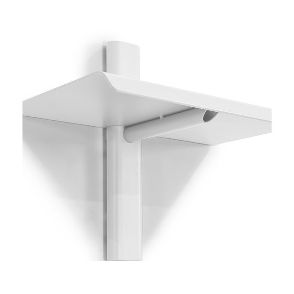 Бял метален стенен рафт 28 cm Hola – Spinder Design-image-2