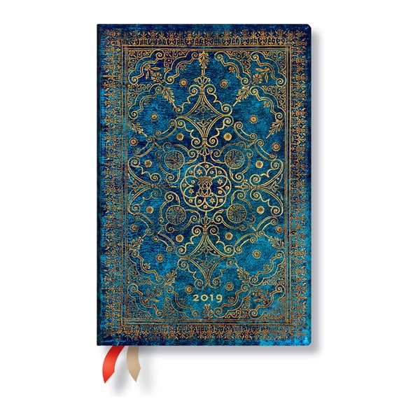Дневник за 2019 г. Azure Horizontal, 9,5 x 14 cm - Paperblanks