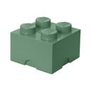 Зелена квадратна кутия за съхранение - LEGO®