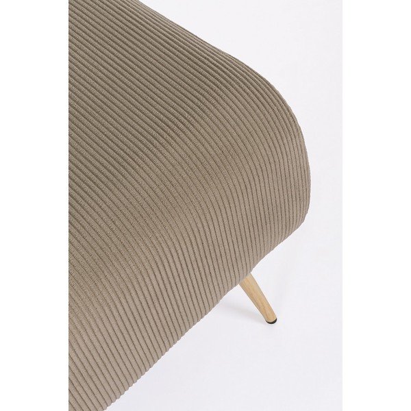 Кафяво-сива подплатена пейка Olga – Bizzotto-image-1