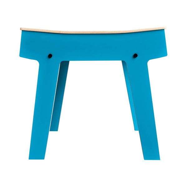 Modrá stolička/stolek s úložným prostorem rform Pi