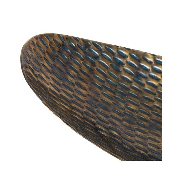 Метален декоративен поднос 48x16 cm Bronze – Ixia-image-1